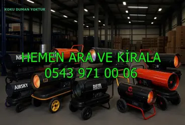 İstanbul Sancaktepe Kiralık Şantiye İnşaat Isıtıcısı Kiralama