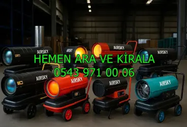 Kartal ve Küçükçekmece ve Maltepe MAZOTLU ELEKTRİKLİ ISIMAK ISITICI KİRALAMA