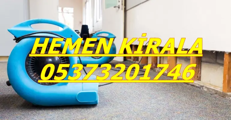Ankara-Çankırı-Kocaeli-Bitlis-Muğla Nem Kurutma Cihazı Kiralama