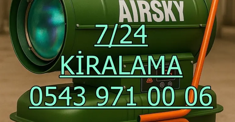 Beyoğlu ve Büyükçekmece ve Çatalca MAZOTLU ELEKTRİKLİ ISIMAK ISITICI KİRALAMA