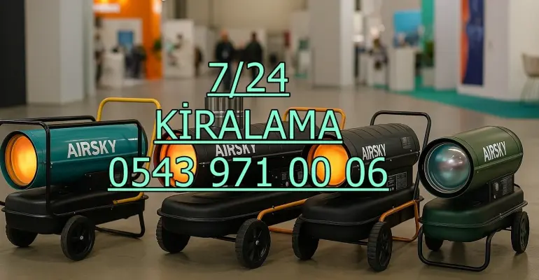 Erzincan Merkez Mazotlu Elektrikli Isımak Kiralama