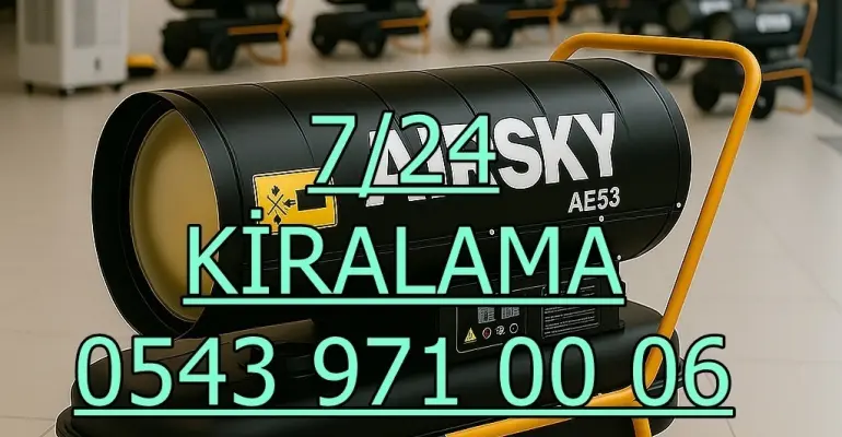 Erzincan Tercan Elektrikli Isımak Isıtıcı Kiralama