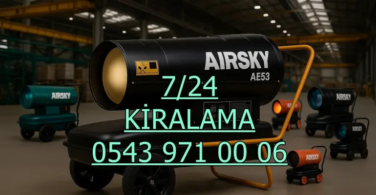 Konya Çevresi ve İstanbul Çevresi ve Ankara Çevresi MAZOTLU ELEKTRİKLİ ISIMAK ISITICI KİRALAMA