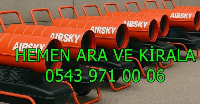 Mersin Tarsus Fanlı Mazotlu Soba Isımak Kiralama